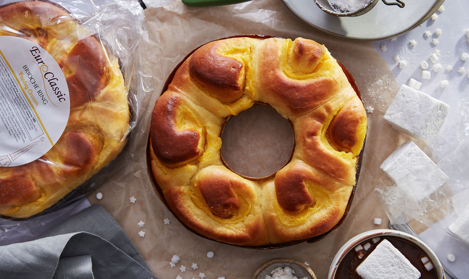 Pastry Cream Ring Brioche Euroclassic USA