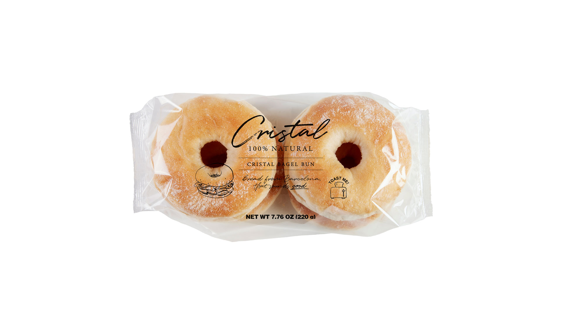 Cristal Sandwich Roll - Sliced - USA