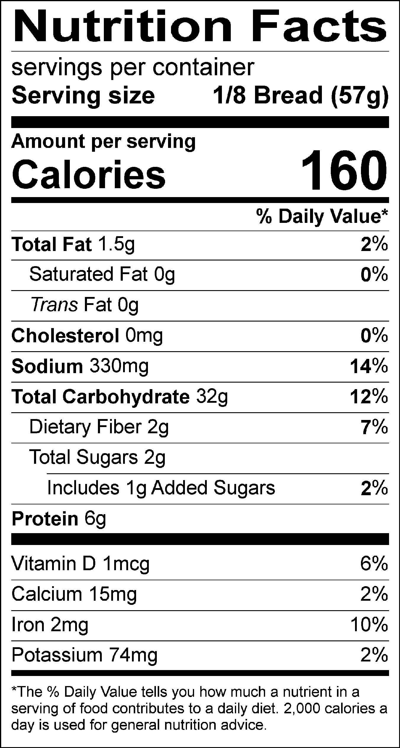 Publix Multigrain Bread Nutrition