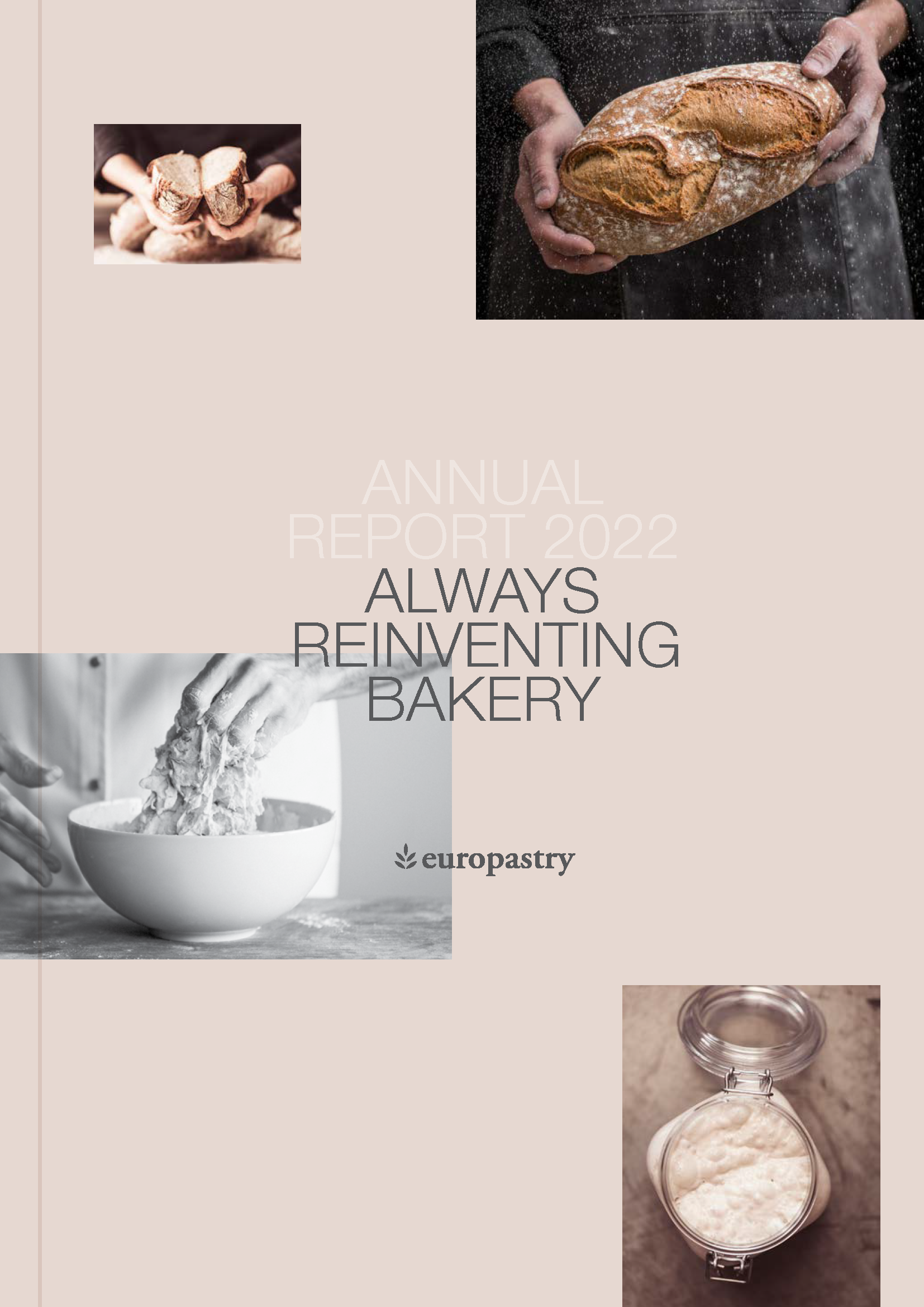 Cover page for Europastry USA's 2022 Annual Report.